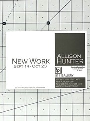 Allison Hunter (b. 1967) Art Show Announcement Card 2007