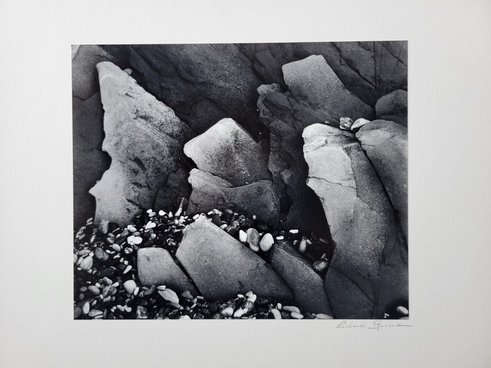 Richard Garrod, gelatin silver B&W photography, Garrapata Beach
