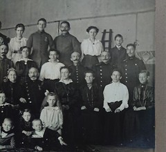 Old Picture Family Photo Golden Wedding Quellmalz Munich 23.11.1919