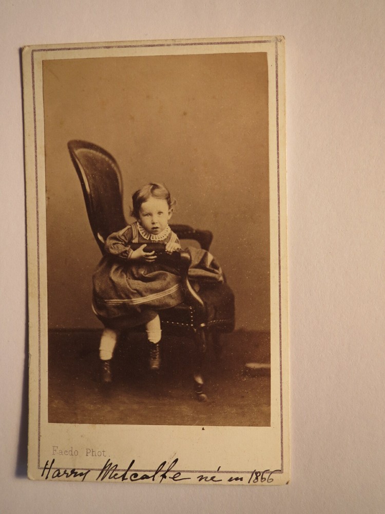 Harry Metcalfe? Born 1866 – as a child/CDV Faedo Genève Geneva