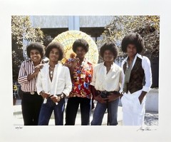 THE JACKSON 5 Hand Signed Photograph by GREGG COBARR Michael Jackson Pop Star