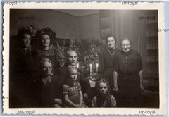Belzig Circa 1942 – Christmas Before the Christmas Tree – 1940s – Photo 9x6cm