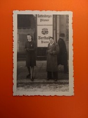 Photo antique old Gottesberger Pilsner Berthold beers alcohol pub beer old photo