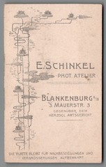CdV photo Mr. Blankenburg Harz Schinkel family Schreyer brewery (c1167)