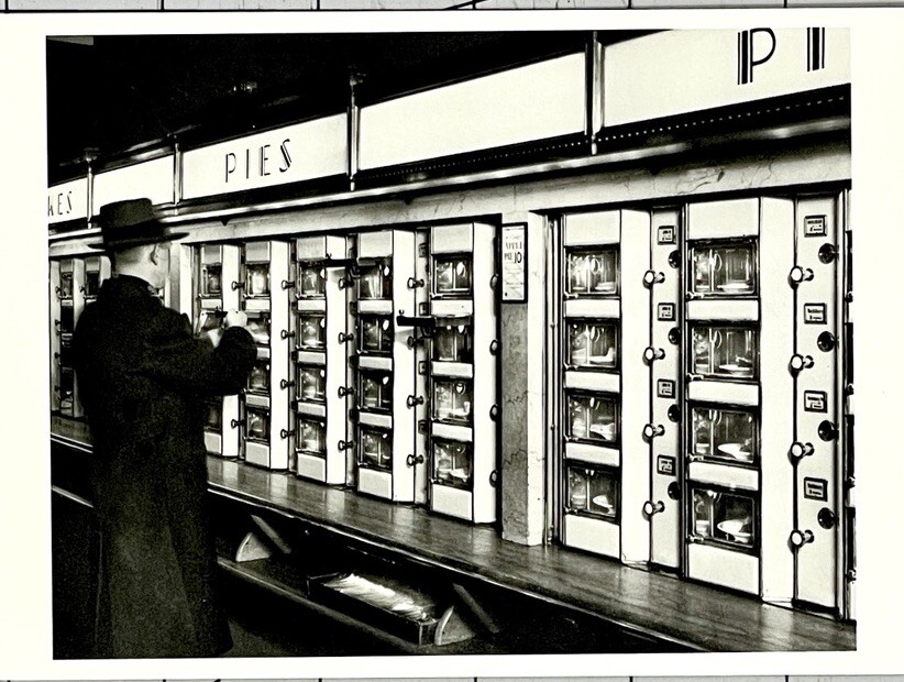 Berenice Abbott – Automat Restaurant New York 1936 Fotofolio Art Photo Card