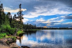 Fine Art Photography, Color print, 8×10, Echo Lake, near Mt. Blue Sky Colorado