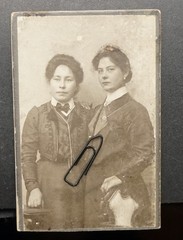 Photo CDV KAB Portrait Young Women WW1 Model Dress 1914 Youth Girl Picture Old