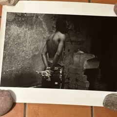 Fine Art Photograph Silver Gelatin Print Janine Gordon Signed 20×24″ B/W Gangs