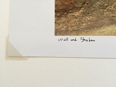 BRUCE BLUM SIGNED COLOR Photo Print (24″X 19 3/4″)-«Wall and Shadow»
