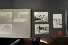 Photo album GDR travel pictures Bulgaria swimwear ticket drawing woman man view