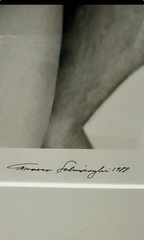 Original Signed Photograph By Franco Salmoiraghi Dated 1988 ‘Torso And Hand’