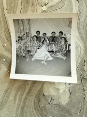 THERE’S ALWAYS ONE AT THE PARTY Original Black and White Photo 3 1/2″» X 3 1/2″