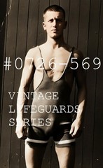 VINTAGE MALE PORTRAIT #0726-569 -lifeguards series -1932 -free shipping in usa