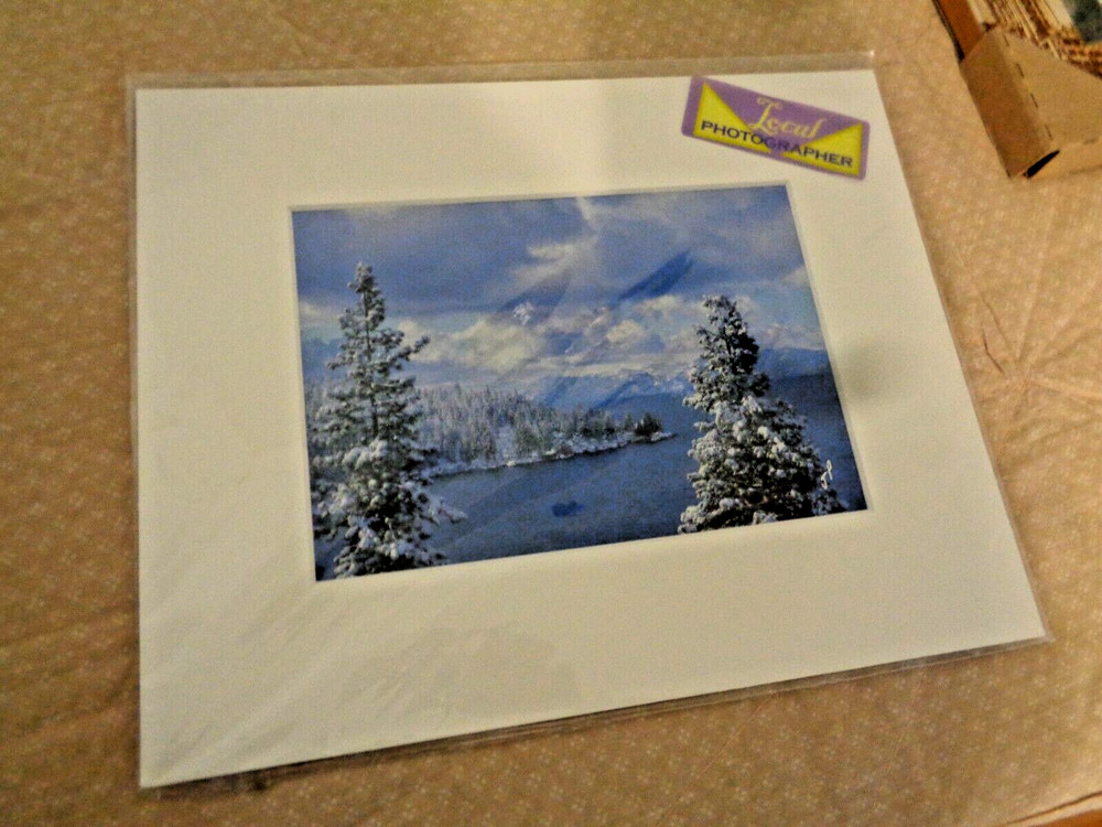 Jon Paul Signed Landscape Photograph Lake Tahoe 4 X 6 Print Ready In 8 X 10 Mats