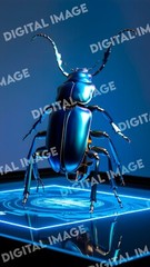 Digital Art Picture Image Photo Wallpaper Background Desktop AI – Robot Beetle
