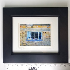 Kathy Zimmerman Photography Acoma New Mexico Stone Building & Window Frame /Matt