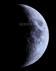 Wall Decor, 8×10 inch 31 Percent Full Moon (Waxing Crescent Phase) Print M8805
