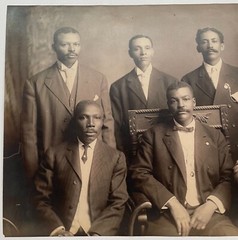 Original 20th Century JAMES VANDERZEE Style Photograph of African American Men