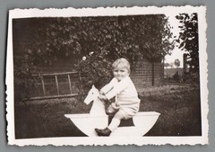 Bundle of 6 Photos Children Buttstädt Thuringia Pram Tricycle 1930s (F1264)