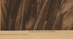 Ponca Man Story Teller, Photogravure, New Print, E. S. Curtis, 1927, 5″ x 7″