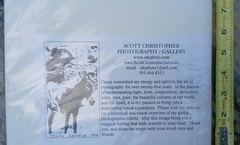 Scott Christopher New Mexico 1992 Signed Framed Photograph Artwork