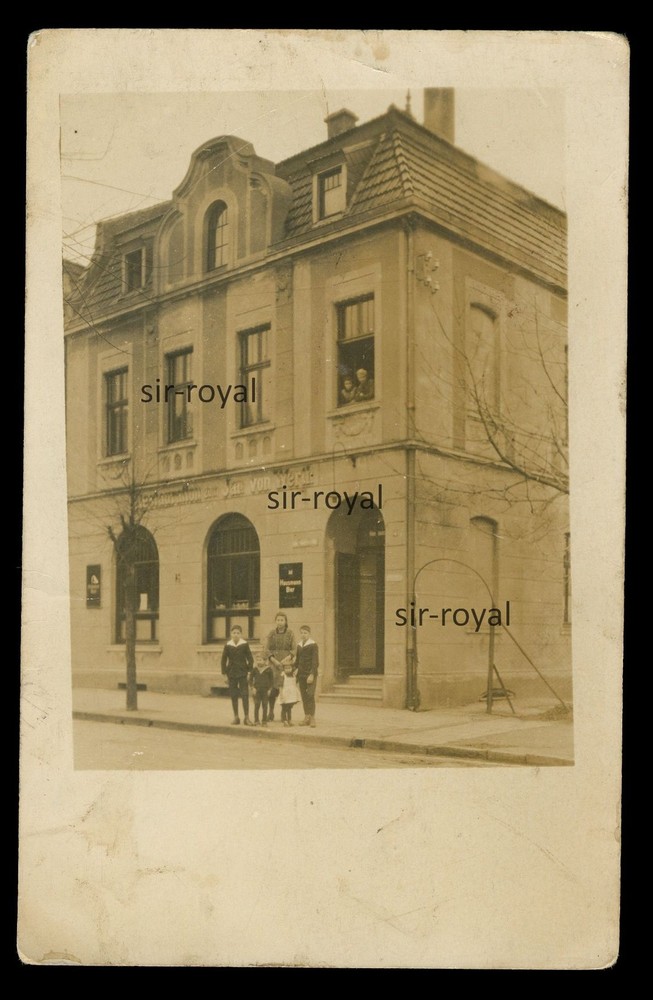 Mönchengladbach? 1920s – restoration for Jan von Werth – photo postcard 9x14cm