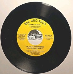 Louisiana Cajun 45 RPMpm NEW – MINT – PETE BERGERON / KERMIT VENABLE BEE -147