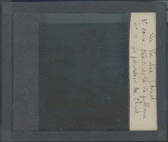 The Forerunner Of Christ, Glass Photo Plaque, Black & White, Positive 8.5×10 Cm