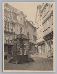 Wertheim 1949 – Angel Fountain – Old Photo 1940s