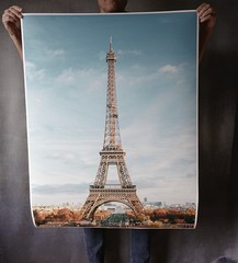 Eiffel Tower in Autumn- Fine Art Giclee Photographic Print