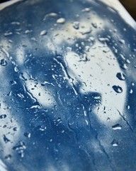 Toned Cyanotype – Original Handmade Fine Art Photo – Abstract, Surreal Portrait
