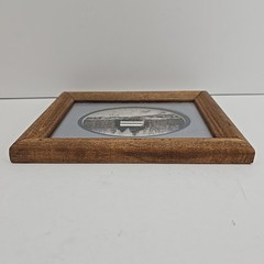 Log Cabin Framed Photo 4″ x 6″ Oval – Frame 6.5″ x 8.5″ – Signed by Photographer