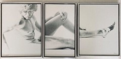 Super Rare 1980’s Male Nude Model Triptych Listed SF Artist DENNIS KOHN