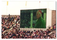 17 photographs Berlin-Westend, Pope John Paul II 23 June 1996 in Olympus