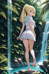 4×6 Adult-Lillie Anime Custom Metal Card Goddess Story Waifu Updated: 1-17-25