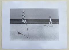 Litlle Girl Walking on a N.J. Beach 12 x 16 Photograph-1988?-Mark Bugzester