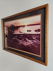 ART – Large Original Signed P. Van Dolson 35mm Photograph 29×21 Framed Landscape