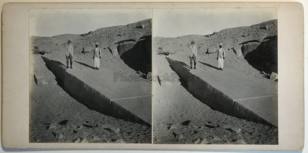 Egypt Archaeology UK Photograph PL35P17 Stereo Vintage Analogue 1912