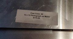 Lot of 4 Fine Art Photography On Metal – Signed RETAILS $175 EA – Vineyard Theme