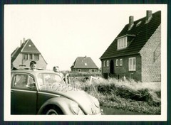 Photo VW Beetle sunroof Beetle vintage Tonderner Straße 24 Westerland 1961