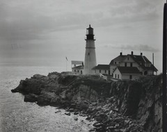 ARNOLD NEWMAN-Photographer- LIM.ED Gelatin Silver-New England Coastal/Lighthouse