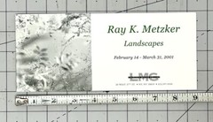 Ray K. Metzker (1931-2014) Art Announcement Card Feb. 2001 – Landscapes