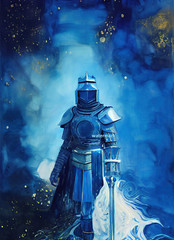 Chess Knight Digital Image wallpaper Choose 2 designs DnD Fantasy Wall Art