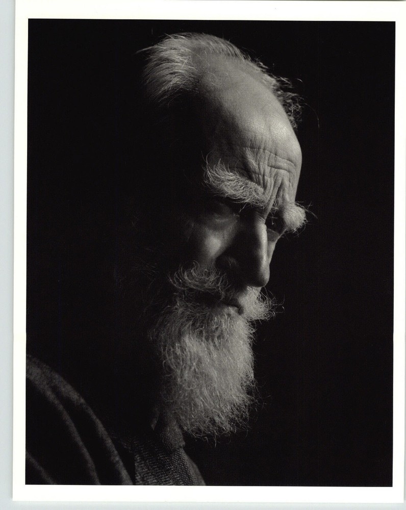 1983 Yousuf Karsh ORIGINAL George Bernard Shaw Portrait Art Photograph 16″ X 20″