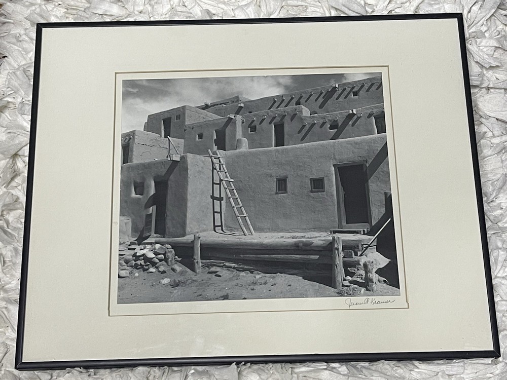 Art photo Southwest – Pueblo Signed by Jerome A. Kramer Framed Print original