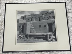 Art photo Southwest – Pueblo Signed by Jerome A. Kramer Framed Print original