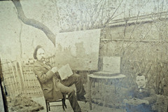 Original Photograph Of Artist Painter Circa 1891 To Identify 13 X 18 Cm