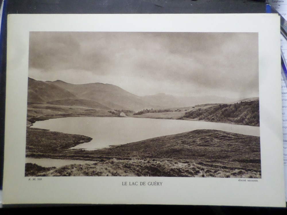 Heliogravure Photo Cliche’ The Lake of Guery, Ancient, 20×29
