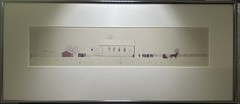 BILL COLEMAN Amish Print # 114 Signed & Numbered 92/250 24″ x 10 1/2″