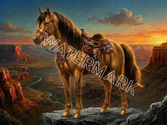 Premium Southwestern Arizona Horse Artwork Digital Image Picture Photo